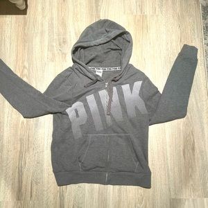 Great condition Original Old style PINK zip up hoodie